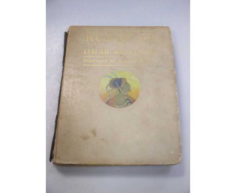 BALFOUR, Ronald. Rubaiyat of Omar Khayyam. Constable, 1920, 4to, with 38 mounted colour and black and white plates, original 