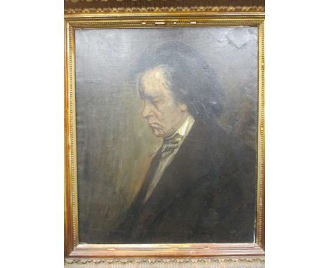 John Philipp (German, b. 1872-1938) Portrait of Ludwig van Beethoven, signed upper left, oil on canvas, Christie's 16th Octob