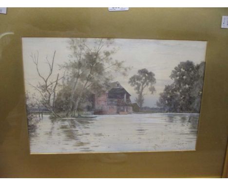 Robert Winchester Fraser (British, 1848-1906), Houghton Mill, watercolour, signed lower right, 24 x 37cm; together with vario