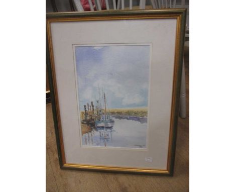 A group of pictures to include, Anthony Nicholson 'Approaching Harbour' and 'Autumn Light Pyrenees', Sally Broughton 'Sailing