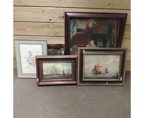 A collection of pictures and prints