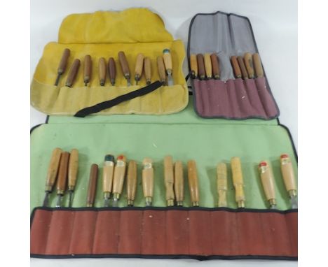 A collection of wood working tools, to include Ashley Iles