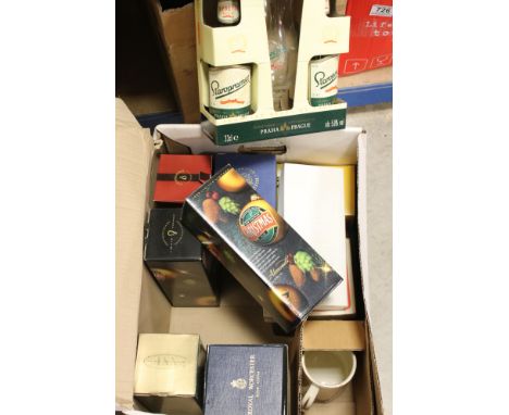 A box of mixed ceramics to include Royal Worcester 