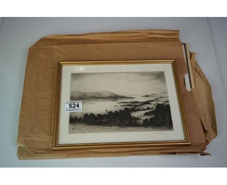 14 Etchings and prints, featuring signed examples, includes Ripon, Hereford, York, Worcester etc, one framed and glazed, some