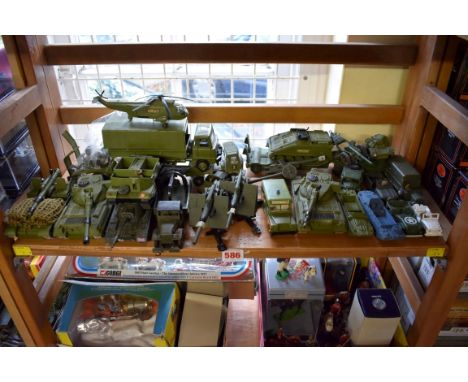 Dinky Toys:&nbsp;a collection of vintage and modern military Dinky vehicles, to include: 155mm Mobile Gun; 88mm Gun; Foden Co