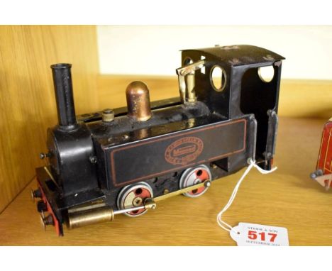 Mamod:&nbsp;a vintage O gauge live steam engine. 