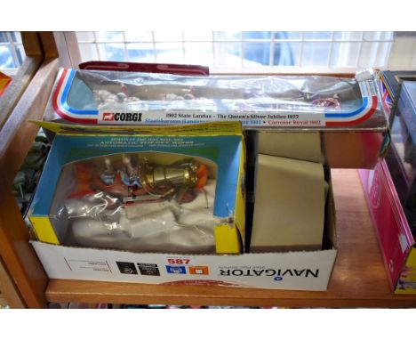 Diecast vehicles:&nbsp;a small group, to include: a Corgi No.266 Chitty Chitty Bang Bang, in remains of original box; a Dinky