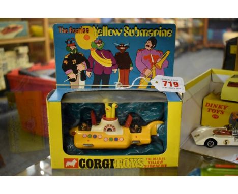 Corgi Toys:&nbsp;The Beatles Yellow Submarine, No.803, boxed. 