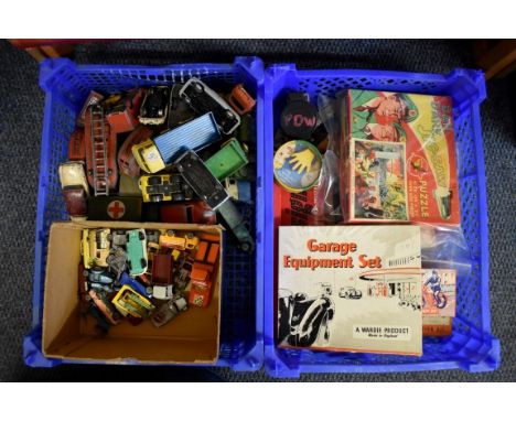 Vintage Diecast:&nbsp;a quantity of vintage diecast vehicles, to include a small group of Lesney with further examples by Din