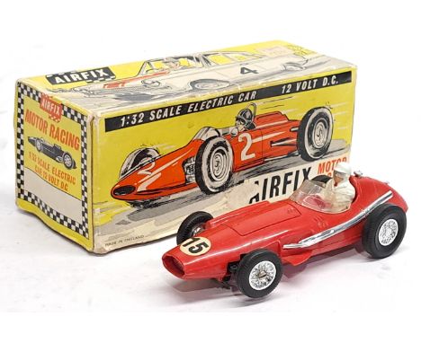 Airfix Motor Racing, 1:32 scale, Maserati No.15 Red Slot Car, boxed. &nbsp;Although untested &amp; unchecked for completeness