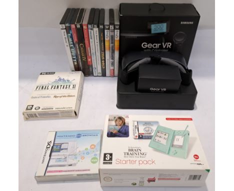 Nintendo, Samsung &amp; Similar, a Mixed Video Game Group. Includes Nintendo DS Lite, Samsung Gear VR with others. Although u