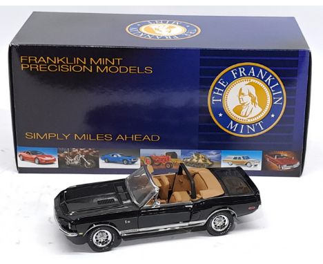 Franklin Mint, 1:24 scale, 1968 Shelby GT-500KR Limited Edition, Car, boxed.&nbsp; Although unchecked for completeness condit