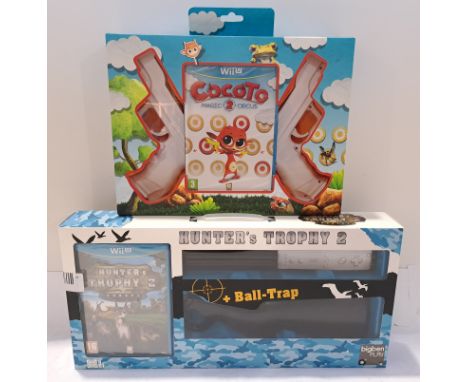 Neko Entertainment, Sealed Hunter's Trophy 2 Europa &amp; Cocoto 2 Magic Circus for the Nintendo Wii U. Both include Wii Remo