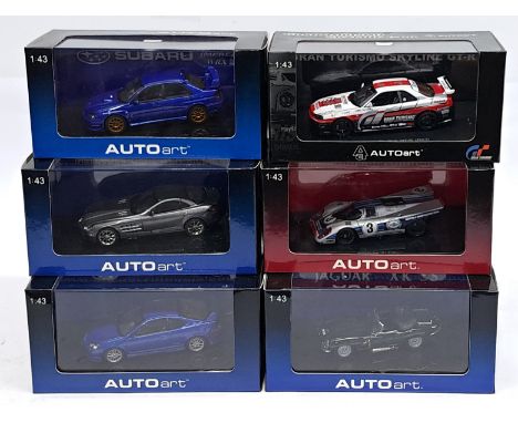 AutoArt, 1:43 scale, a Car group. &nbsp;Includes Gran Turismo Skyline GT-R &amp; Porsche 917K. &nbsp;Although unchecked for c