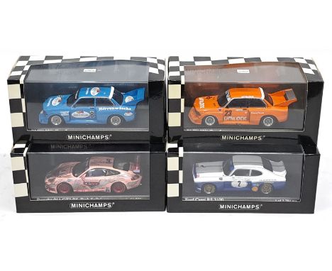Minichamps, 1:43 scale, a Racing Car group.&nbsp; Includes BMW 320i Grp. 5, Ford Capri RS 3100 &amp; Porsche 911 GT3 RS &lsqu