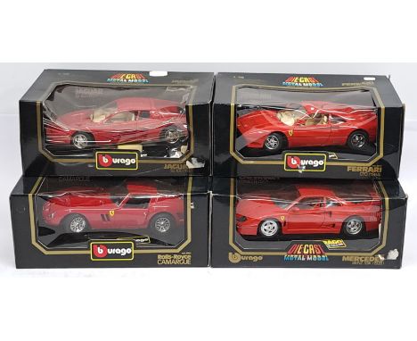 Bburago 1:18 scale &amp; similar, a boxed Car group. &nbsp;Although unchecked for completeness (please note re-boxed Cars, ou