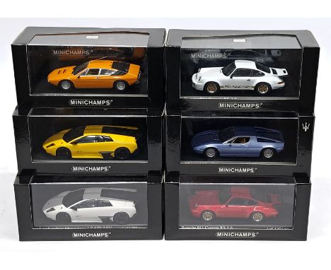 Minichamps, 1:43 scale, a Performance&nbsp;Car group.&nbsp; Includes Maserati Merak, Porsche 911 Carrera RS 3.0 &amp; Lamborg