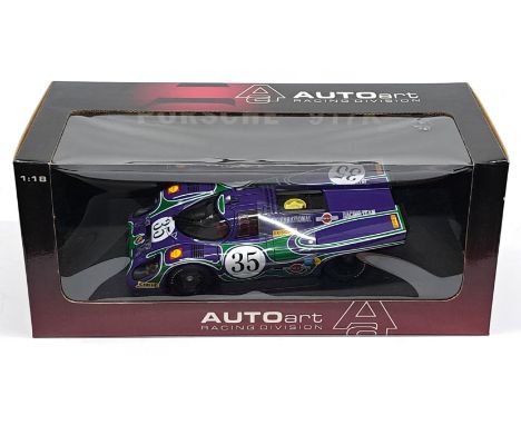 AutoArt Racing Division, 1:18 scale, Porsche 917K, boxed. &nbsp;Although unchecked for completeness condition generally appea