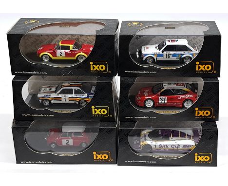 Ixo, 1:43 scale, a Racing Car group.&nbsp; Includes Mini Cooper, Ford Escort &amp; Jaguar XJR. &nbsp;Although unchecked for c