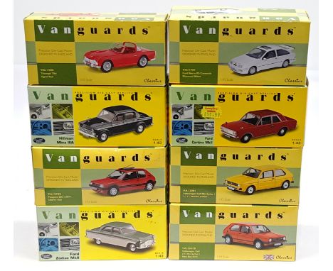 Vanguards, 1:43 scale, a boxed Car group.&nbsp; Includes Ford Zodiac MkII, Ford Cortina MkII &amp; Hillman Minx IIIA. &nbsp;A