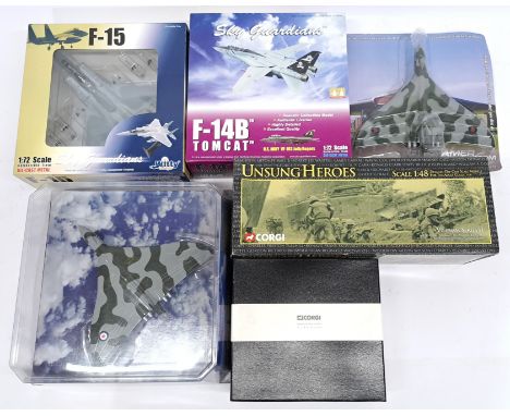 Corgi, Witty Wings &amp; similar, a boxed Aircraft group.&nbsp; Includes Precision Cast Classics Hawker Hunter G50091, Sky Gu