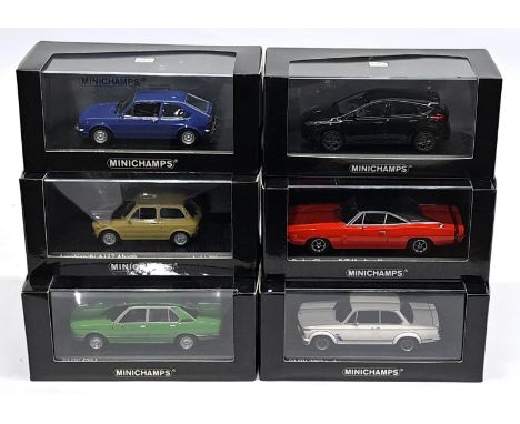 Minichamps, 1:43 scale, a Car group.&nbsp; Includes BMW 2002 Turbo, Dodge Charger R/T Hardtop Coupe &amp; Alfa Romeo Alfasud 