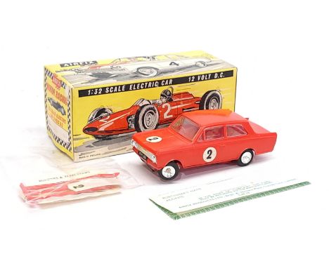 Airfix Motor Racing, 1:32 scale, Vauxhall Viva No. 2 Red Slot Car, boxed. &nbsp;Although untested &amp; unchecked for complet