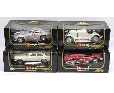 Bburago 1:18 scale, a boxed Car group. &nbsp;Although unchecked for completeness (please note some re-boxed Cars, outer box m