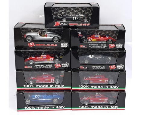 Brumm (Italy), 1:43 scale, a F1 Formula 1 Racing&nbsp;Car &amp; similar group. &nbsp;Although unchecked for completeness cond