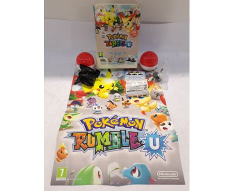 GameFreak, a boxed Pok&eacute;mon Rumble U Special Edition for the Nintendo Wii U (No Game). Includes double sided poster, Wh