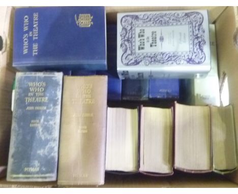 PITMAN (Pubs).  Who's Who in the Theatre. A run from vol. 1, 1912 to vol. 16, 1977. Varying cond.; also The Green Room Book, 