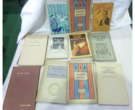 Magic & Conjuring.  12 various items, early to mid 20th cent.
