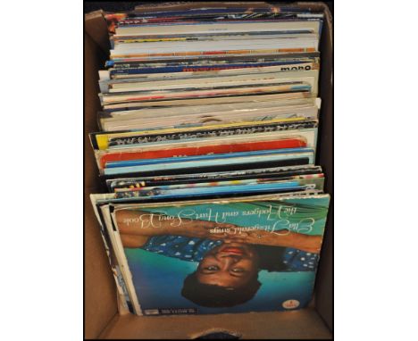 A large collection of LP's records to  include U2, Michael Jackson, multiple copies of Frankie Goes to Hollywood and many mor