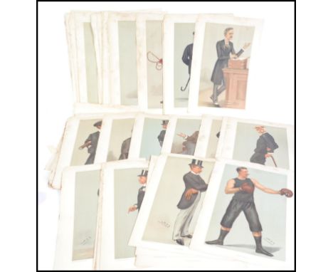 A collection of approximately 45 Spy prints from Vanity Fair to include  Hard Hitter, Oxford Circuit, Brocklesby, Trilby, Ail