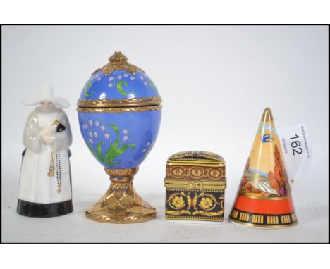 Two Royal Worcester candle snuffers to include Swallows at dusk commemorating the 250th anniversary of Royal Worcester and Th
