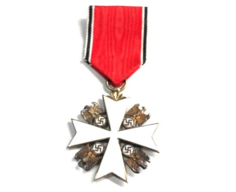 Original WW2 german nazi Eagle order 3rd class without swords ring stamped 