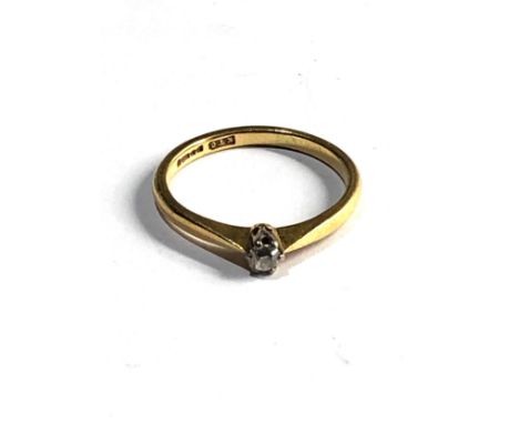 18ct gold vintage diamond ring (2.8g) 