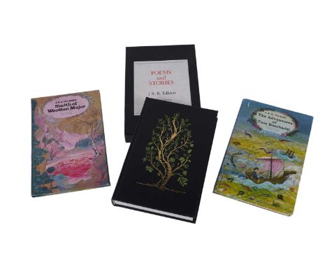 Works by J. R. R. Tolkien: Poems and Stories deluxe edition, in box; together with The Adventures of Tom Bombadil and Smith o