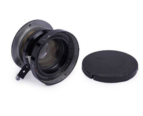 A Kodak Aero-Ektar f2.5 aerial photography lens, with lens cover.