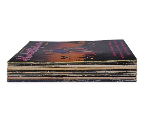 Vinyl LP albums by or featuring David Bowie, titles include: Aladdin Sane, Low, Images 1966-1967, Absolute Beginners, The Man