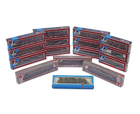 A collection of Lima 00-gauge locomotives and rolling stock, all boxed, including: '205119 MWG' locomotive and tender; a '205