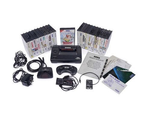 A SEGA Master System II, with instruction manual and WKK controller; together with a selection of SEGA Master System games, i