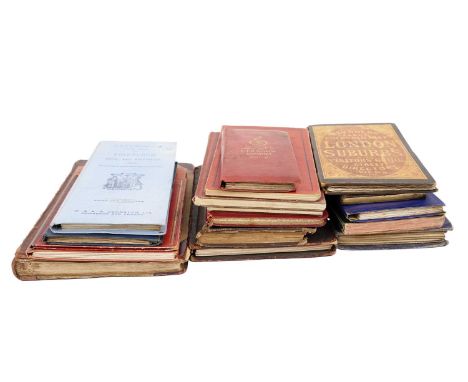 A selection of 19th Century guides and maps, including: Thorough Guides: Orkney and Shetland, 1908; Bartholomew's Road Map of