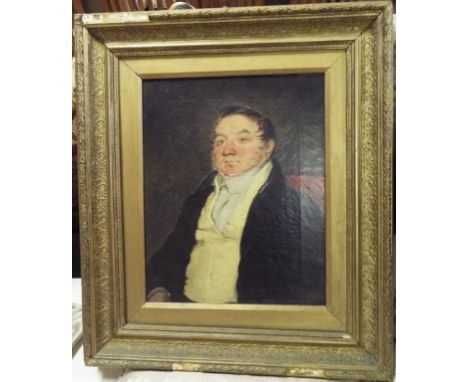 English school, a portrait of a gentleman, oil on canvas, 37 x 29 cm Condition report Report by GH

Measurement is of the vis