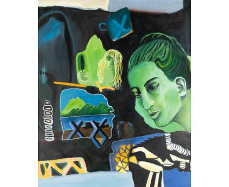 Sylvia Block (1949-2008), Kölner Künstlerin, Mitglied der Künstlergruppe ''Atelier 21'', 1987 Gründungsmitglied der Künstlerg