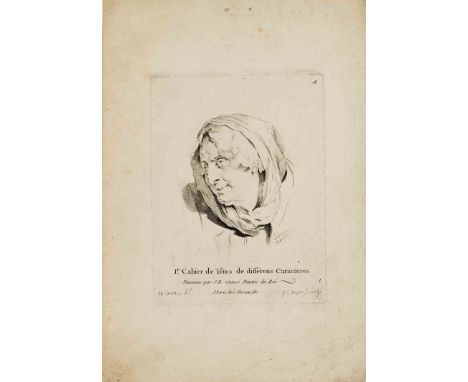 Konvolut von 30 figürlichen Grafiken versch. Künstler des 17.-19. Jh.: Pieter Stevens van Gunst (1659-?), Portrait von Ferdin