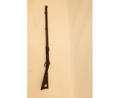 Good Victorian Presentation .451 inch London Armoury Company Enfield pattern three-band percussion target rifle with 37 inch 