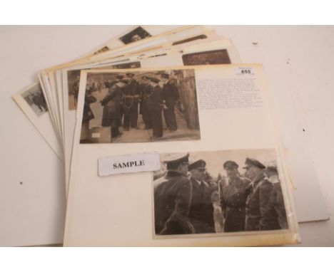 Collection of First and Second World War Imperial and Nazi German military portrait and other photographs - including the arr