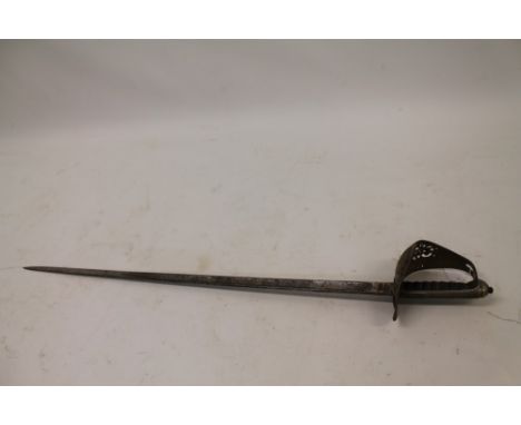 George V 1897 pattern Infantry Officers' sword, by Henry Wilkinson, no. 47342, with etched blade - no scabbard