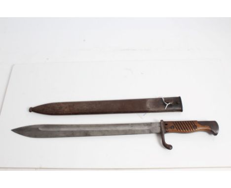 First World War German M1898 / 05 Mauser bayonet in steel scabbard